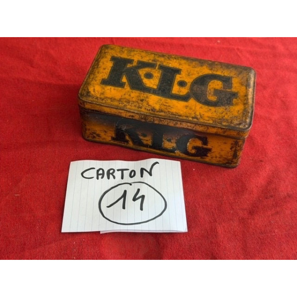 Boîte à bougies KLG époque années 50-60 vintage Automobilia Citroën Renault Simca