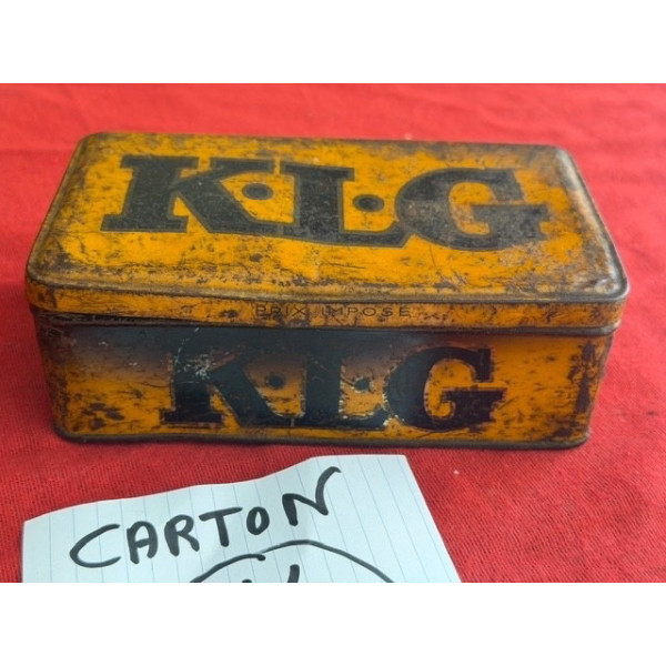 Boîte à bougies KLG époque années 50-60 vintage Automobilia Citroën Renault Simca