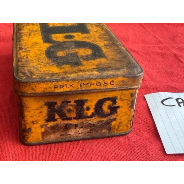 Boîte à bougies KLG époque années 50-60 vintage Automobilia Citroën Renault Simca