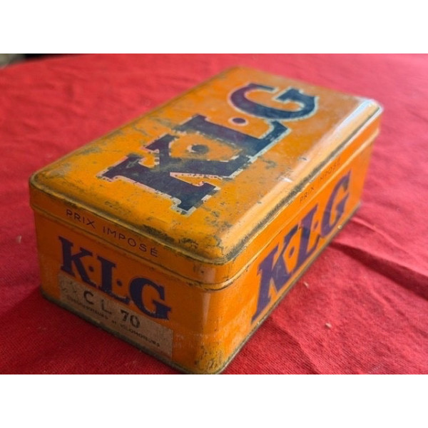 Boîte à bougies KLG époque années 50-60 vintage Automobilia Citroën Renault Simca