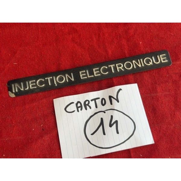 Sigle injection électronique original Citroën SM Maserati