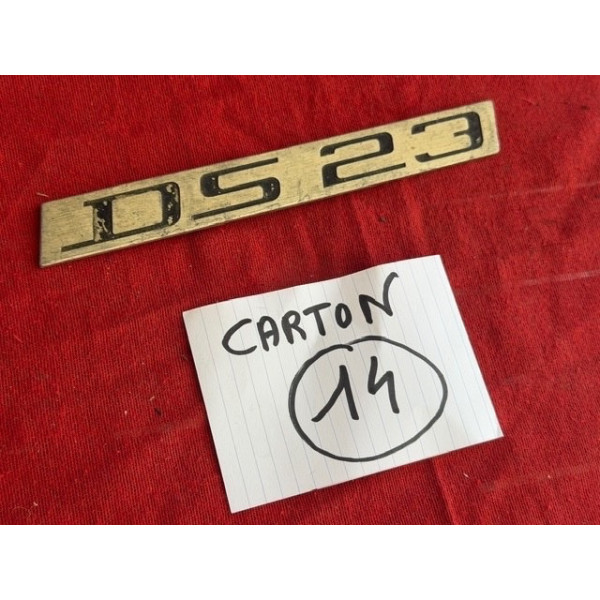 Sigle de malle arrière Citroën DS 23 original