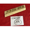 Sigle de malle arrière Citroën DS 21 injection électronique original