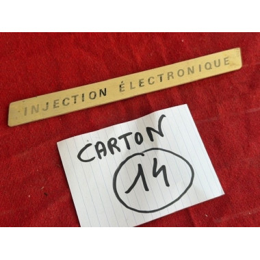 Sigle de malle arrière Citroën DS 23 injection électronique original