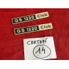 2 sigles aile AV Citroën GS 1220 Club original