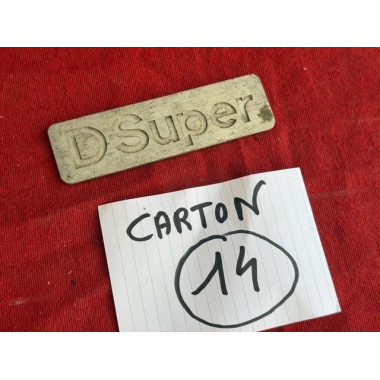Sigle original de malle arrière Citroën DS Super