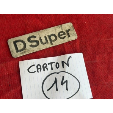 Sigle original de malle arrière Citroën DS Super