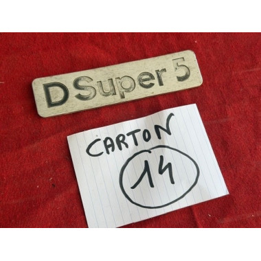 Sigle original de malle arrière Citroën DS Super 5