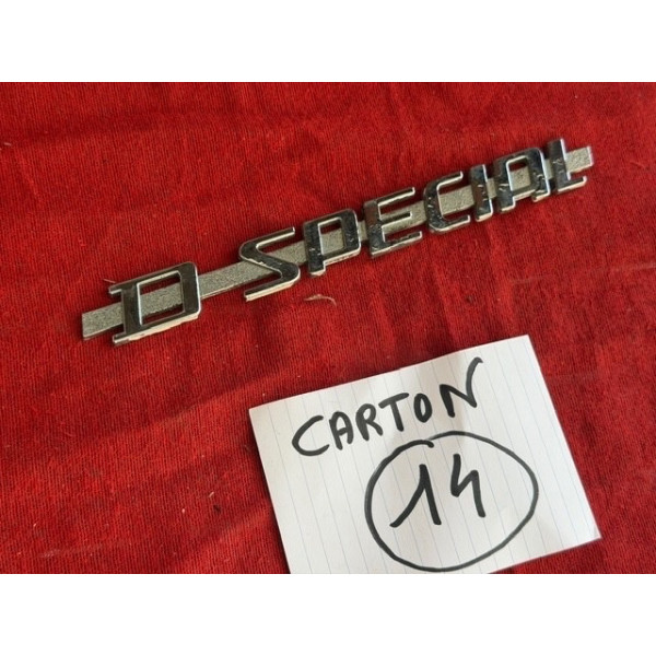 Sigle original de malle arrière Citroën DS Special