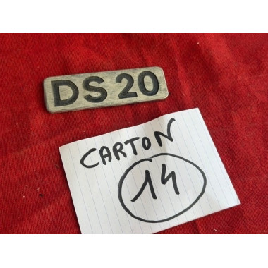 Sigle original de malle arrière Citroën DS Break 20