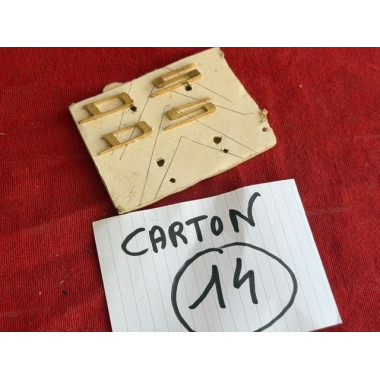 2 sigles original de custode latérale Citroën DS Pallas 1ère génération