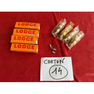 4 bougies neuves Lodge Gold H Citroën DS VW T1 T2 T3 T4 Ford Taunus