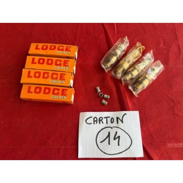 4 bougies neuves Lodge Gold H Citroën DS VW T1 T2 T3 T4 Ford Taunus