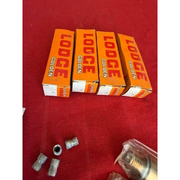 4 bougies neuves Lodge Gold H Citroën DS VW T1 T2 T3 T4 Ford Taunus