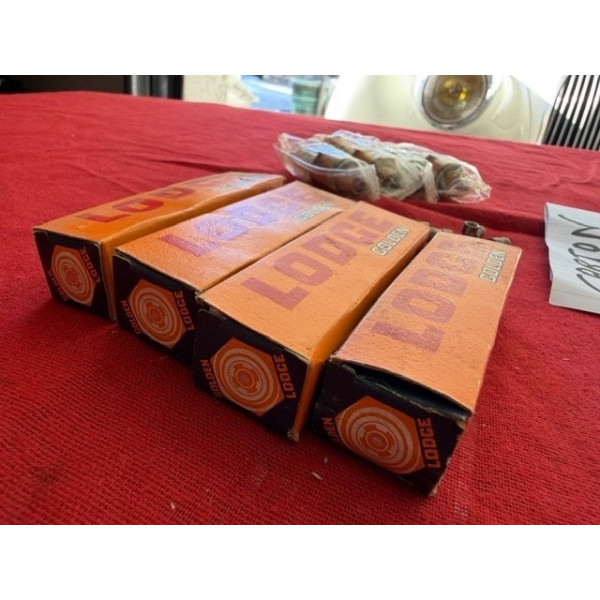 4 bougies neuves Lodge Gold H Citroën DS VW T1 T2 T3 T4 Ford Taunus