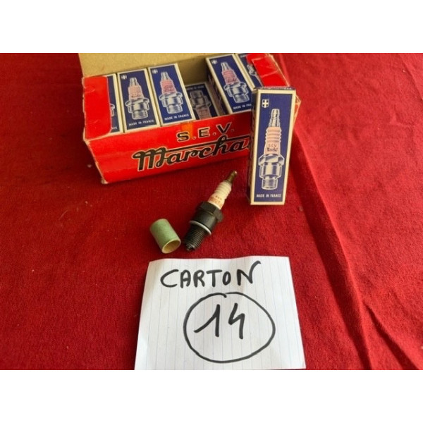 Lot 12 bougies neuves Marchal HF 34 F pour Ferrari 250 275 330 moteur Colombo
