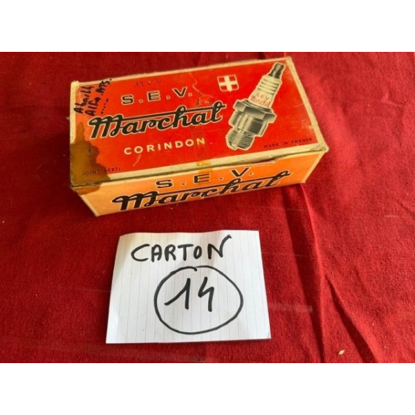 Lot 12 bougies neuves Marchal HF 34R pour Ferrari Abarth Alfa Romeo Panhard