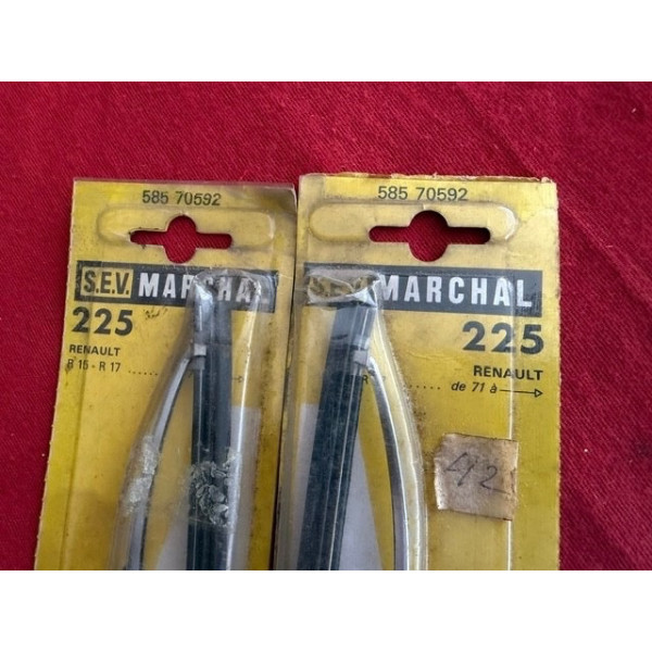 2 essuie glace neuf SEV Marchal Renault 15 ou 17 TL TS Gordini
