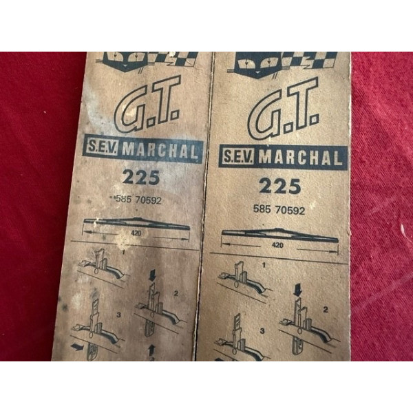 2 essuie glace neuf SEV Marchal Renault 15 ou 17 TL TS Gordini