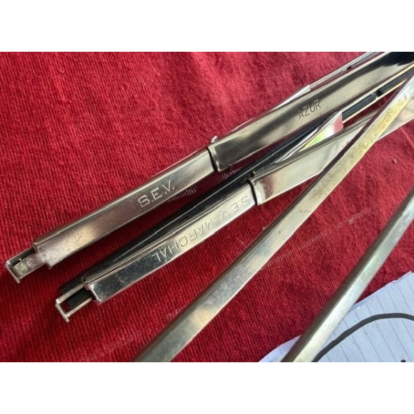 2 bras SEV + essuie glace NF SEV Marchal Azur 33cm Peugeot 404 cabriolet coupé