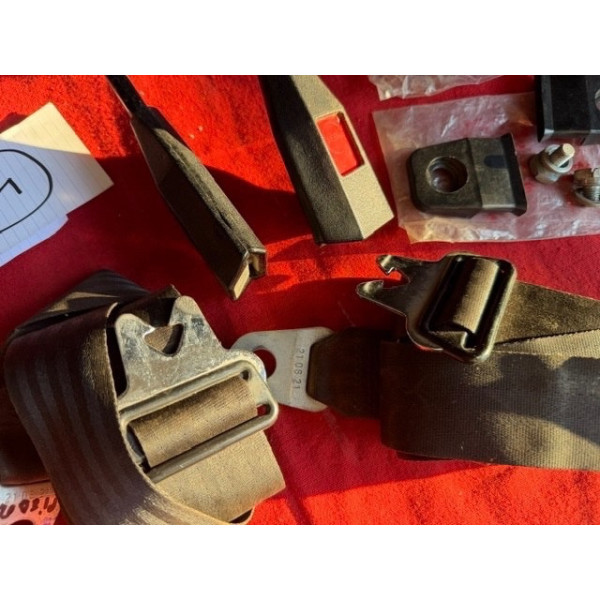 Jeu de ceintures de sécurité accessoire origine Citroën ID DS 19 ou 21 1960 à 69