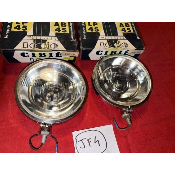 2 phares Cibie 45 LP blanc accessoire extra plat Renault Gordini Alpine A110