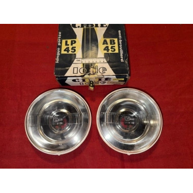 2 optiques Cibie 45 LP blanc accessoire extra plat Renault Gordini Alpine A110