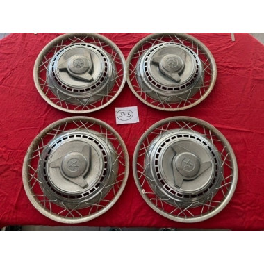 4 enjoliveurs Robergel 380mm 15" Renault Dauphine 4CV Floride Peugeot Citroën DS