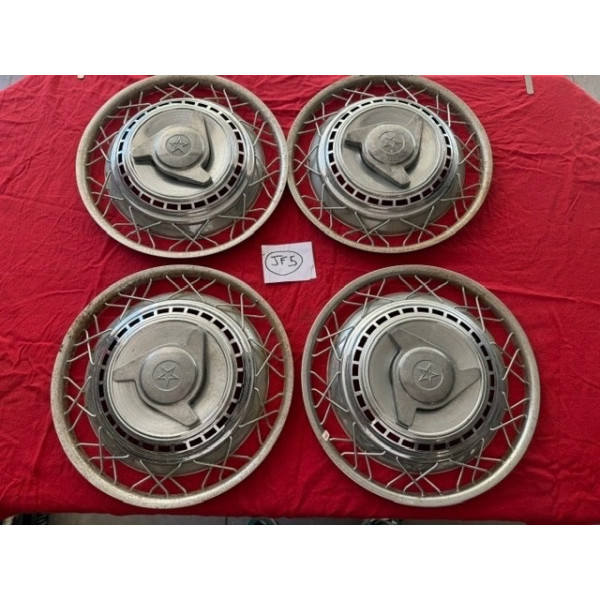 4 enjoliveurs Robergel 380mm 15" Renault Dauphine 4CV Floride Peugeot Citroën DS