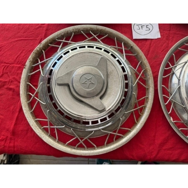 4 enjoliveurs Robergel 380mm 15" Renault Dauphine 4CV Floride Peugeot Citroën DS