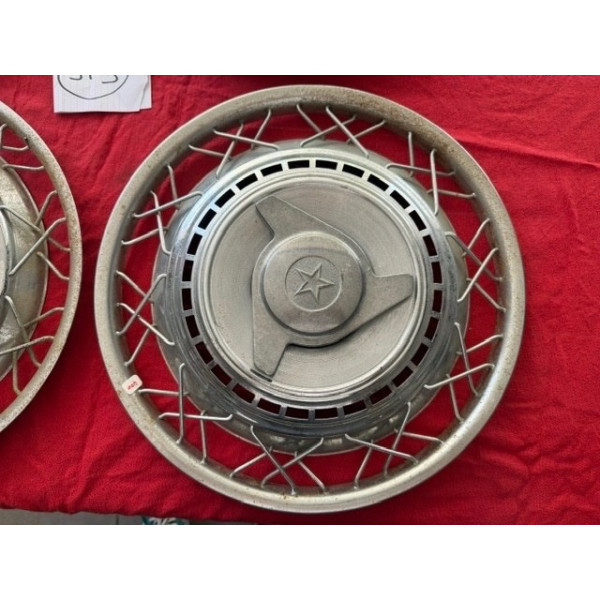 4 enjoliveurs Robergel 380mm 15" Renault Dauphine 4CV Floride Peugeot Citroën DS