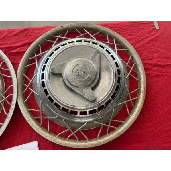 4 enjoliveurs Robergel 380mm 15" Renault Dauphine 4CV Floride Peugeot Citroën DS