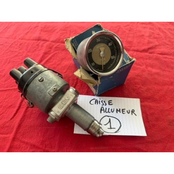 Allumeur neuf SEV prise compte tours + Jaeger 60mm Peugeot 203 coupé Simca sport