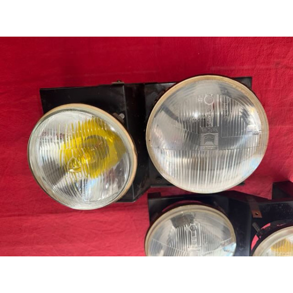 4 phares Marchal original H4 + H1 Citroën CX Morette ou DS 20 21 ou 23 A110