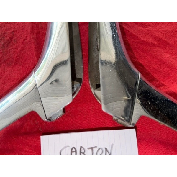2 compas chrome coffre arrière original Citroën DS Pallas 1965 à 1975