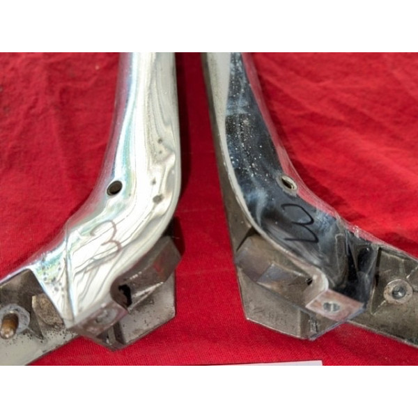 2 compas chrome coffre arrière original Citroën DS Pallas 1965 à 1975