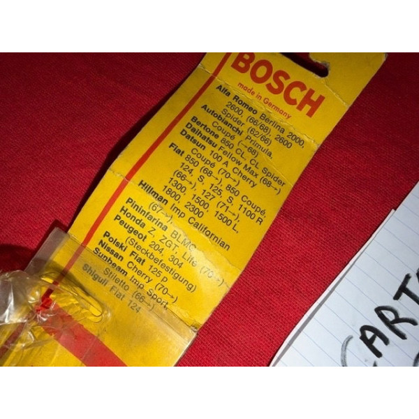 2 essuie glace Bosch chrome neuf original 330mm Alfa Romeo Fiat Peugeot 204 304
