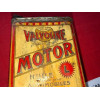 Bidon ancien Valvoline Motor ancien format années 20 Henry Hamelle Automobilia