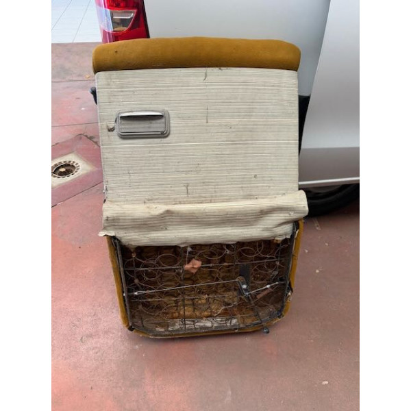 Siège passager AV tissu jaune Citroën ID DS 19 ou 21 1960 à 68
