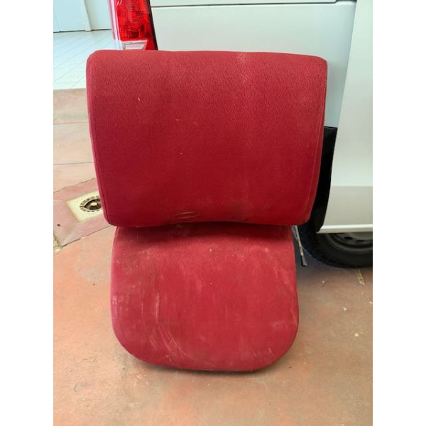 Siège conducteur AV tissu rouge Citroën ID DS 19 ou 21 1960 à 68