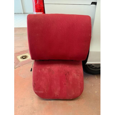 Siège passager AV tissu Hélanca rouge Citroën ID DS 19 ou 21 1960 à 68
