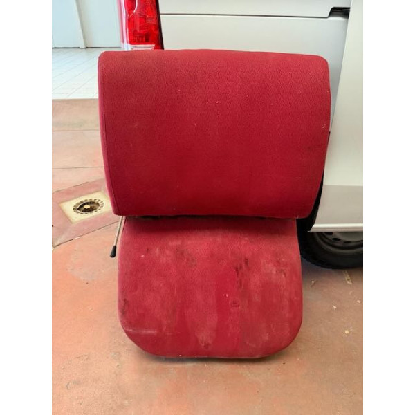 Siège passager AV tissu Hélanca rouge Citroën ID DS 19 ou 21 1960 à 68