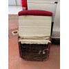 Siège passager AV tissu Hélanca rouge Citroën ID DS 19 ou 21 1960 à 68