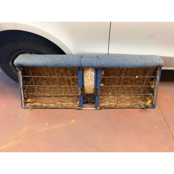 Banquette Citroën ID DS 19 tout modèle tissu Hélanca bleu