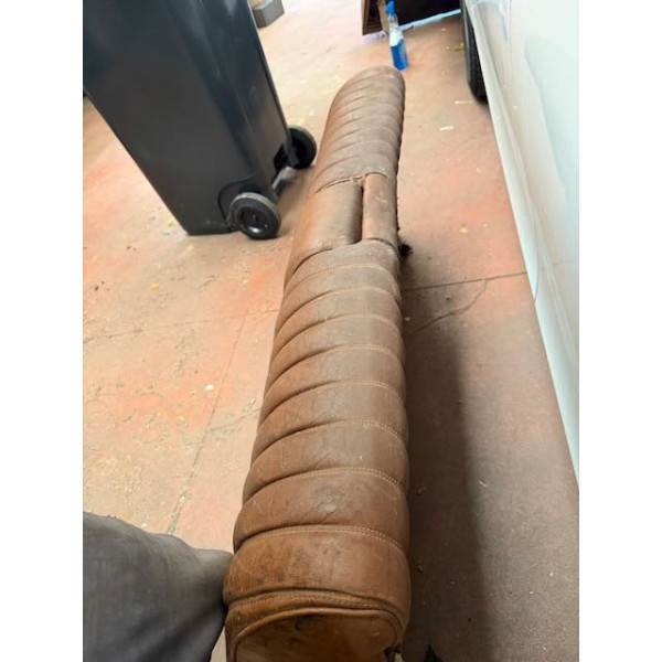 Dossier ARR cuir marron Citroën DS 20 21 23 Pallas