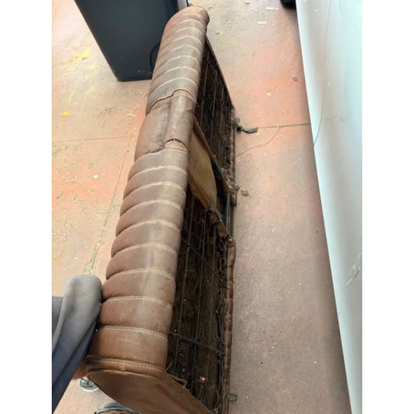 Dossier ARR cuir marron Citroën DS 20 21 23 Pallas