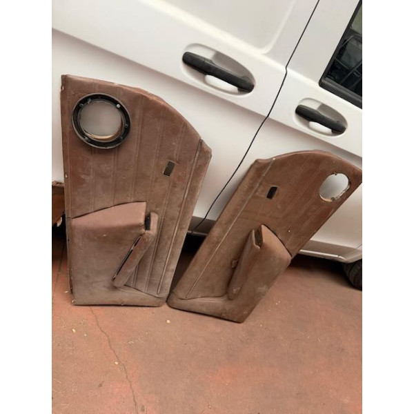 Panneaux de porte cuir marron Citroën SM