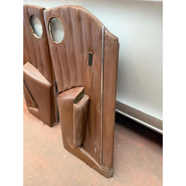 Panneaux de porte cuir marron Citroën SM