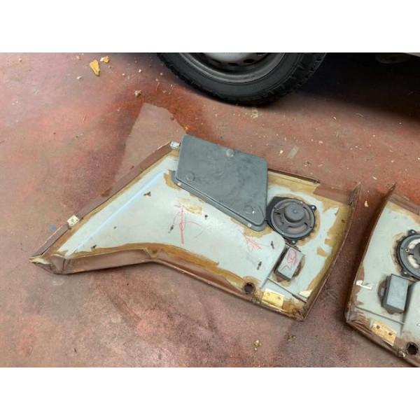 Panneaux de porte cuir marron Citroën SM