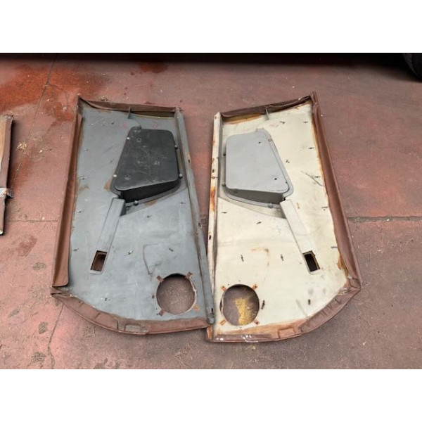 Panneaux de porte cuir marron Citroën SM